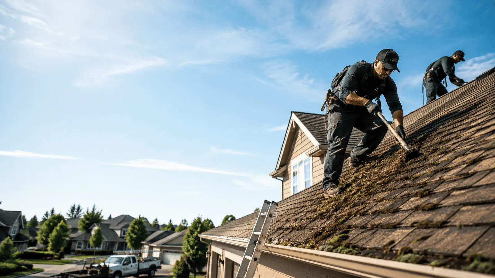 Roof Moss Removal in Hurst, IL near me